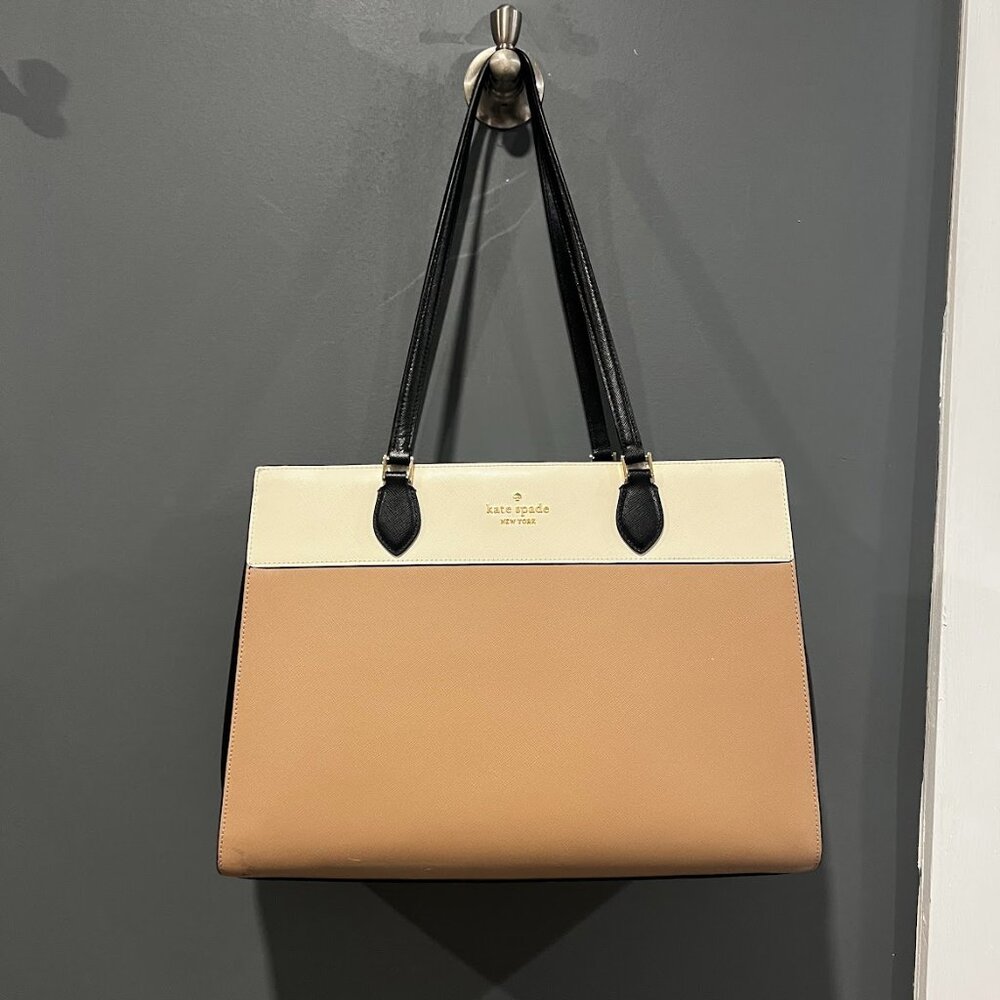 Kate Spade Two-Tone Laptop Tote Bag